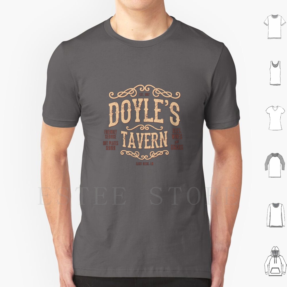 Whisky Beer And Wine - Doyle's Tavern T-shirt Print Katoen Video