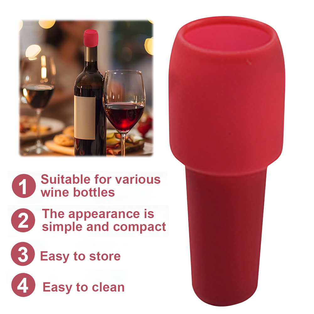 Wine X Beer - Siliconen wijnstoppers voor wijnflessen Herbruikbare wijnstoppers