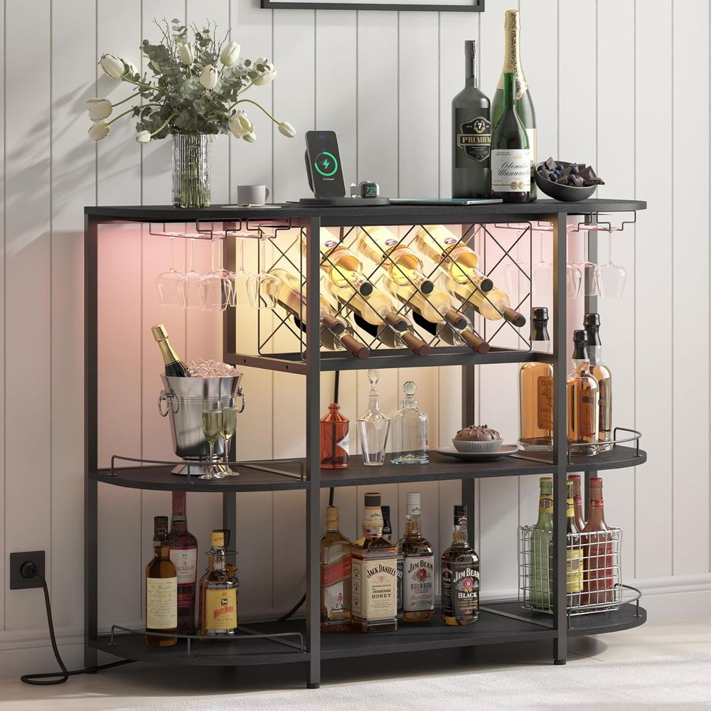 Zwarte 3-laags salontafel met  - Wine & Beer Emporium recensie en prijs