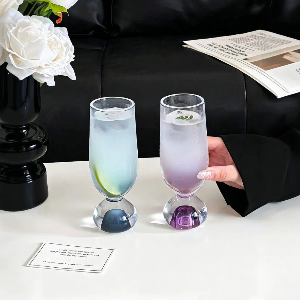 Creatief glazen glas met ronde - Wine Beer Tasting recensie en prijs