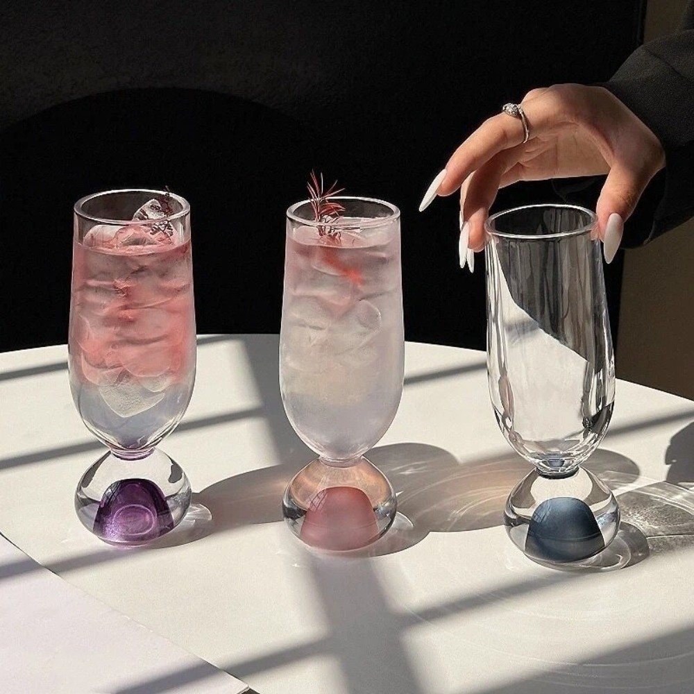 Creatief glazen glas met ronde - Wine Beer Tasting recensie en prijs