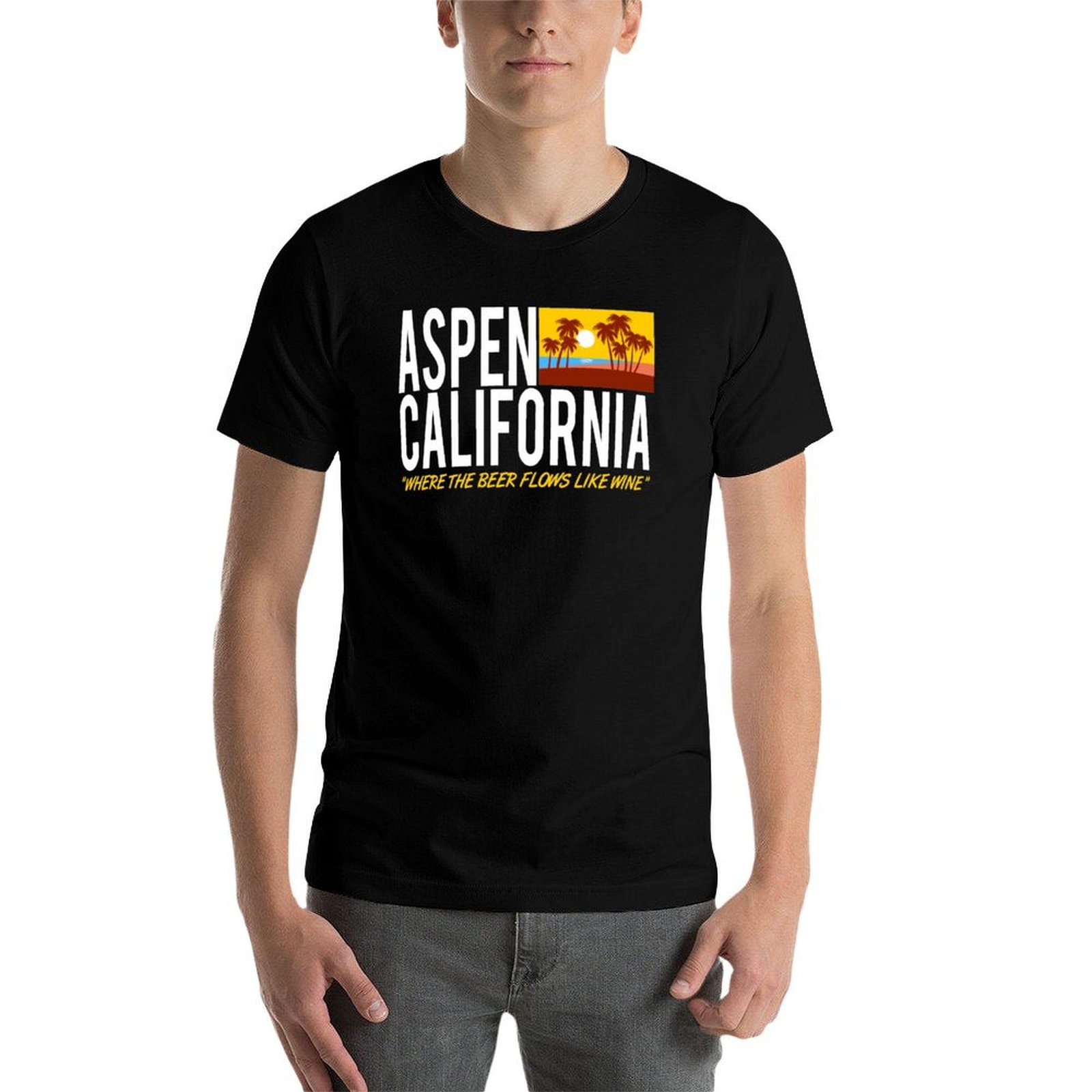 Aspen California - T-shirt met - Wine Like Beer recensie en prijs