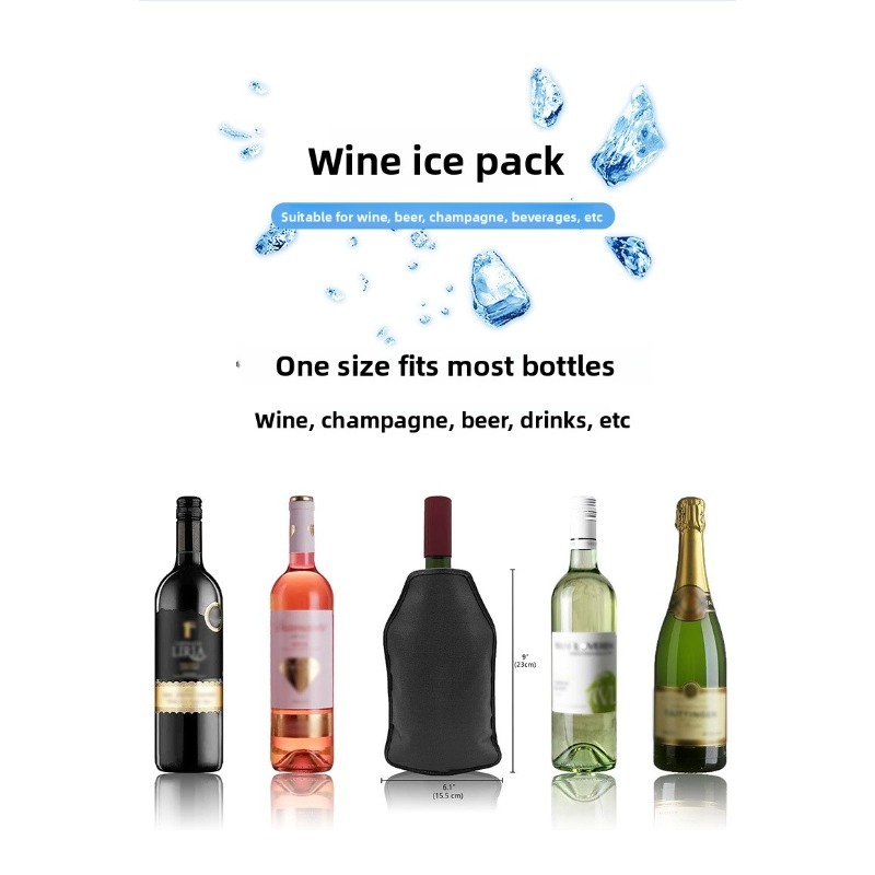 Nylon gel-ijswijnhoes voor sne - Wine Chiller Sleeve recensie en prijs