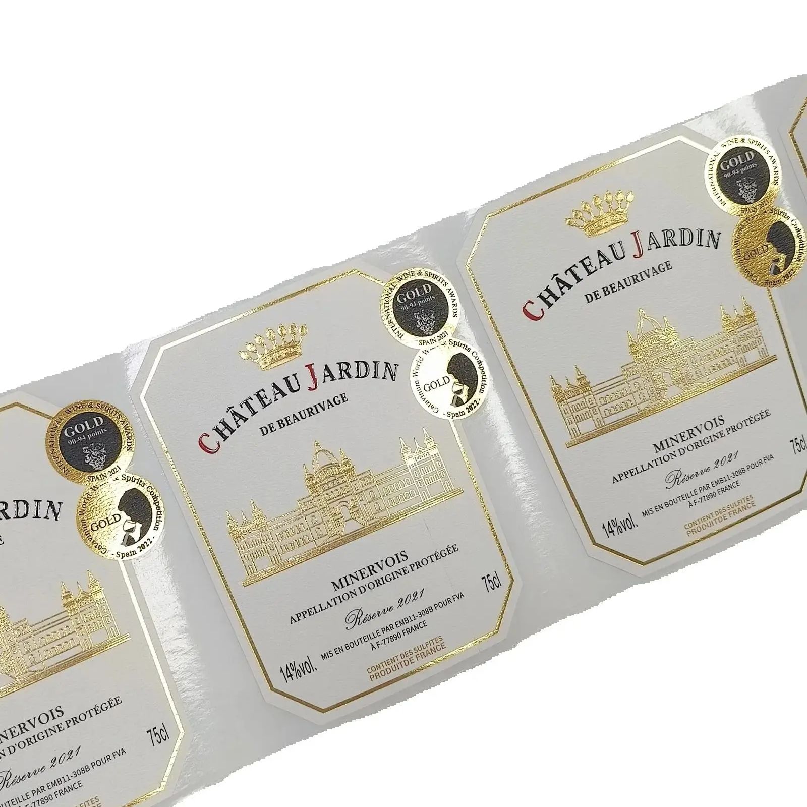Op maat gemaakte logo stickers - Whisky Beer And Wine recensie en prijs