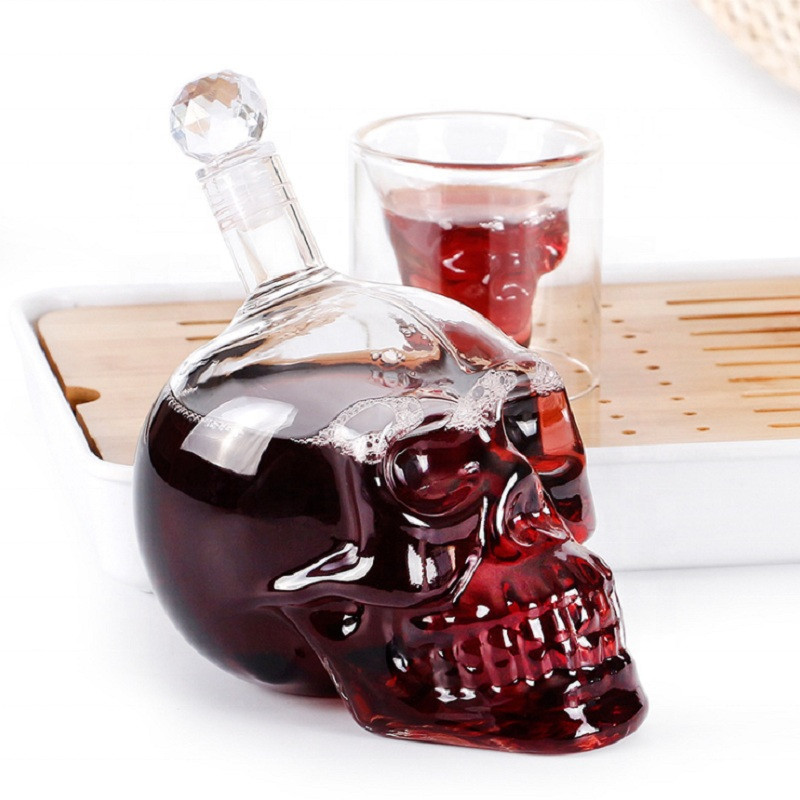 Creatieve Schedel Hoofd Karaf  - Whisky Beer And Wine recensie en prijs