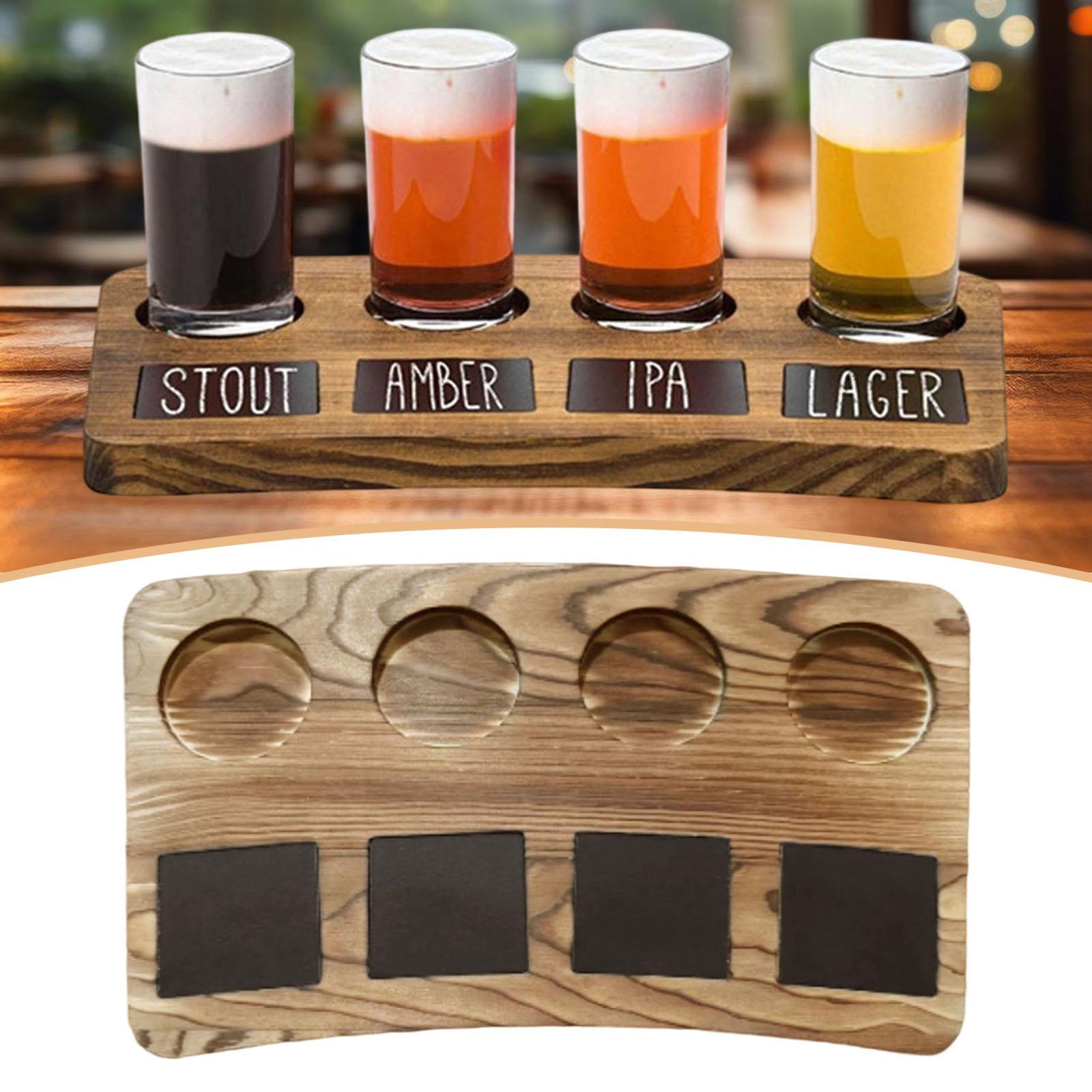 Flight Board Hout voor wijnpro - Wine Beer Tasting recensie en prijs