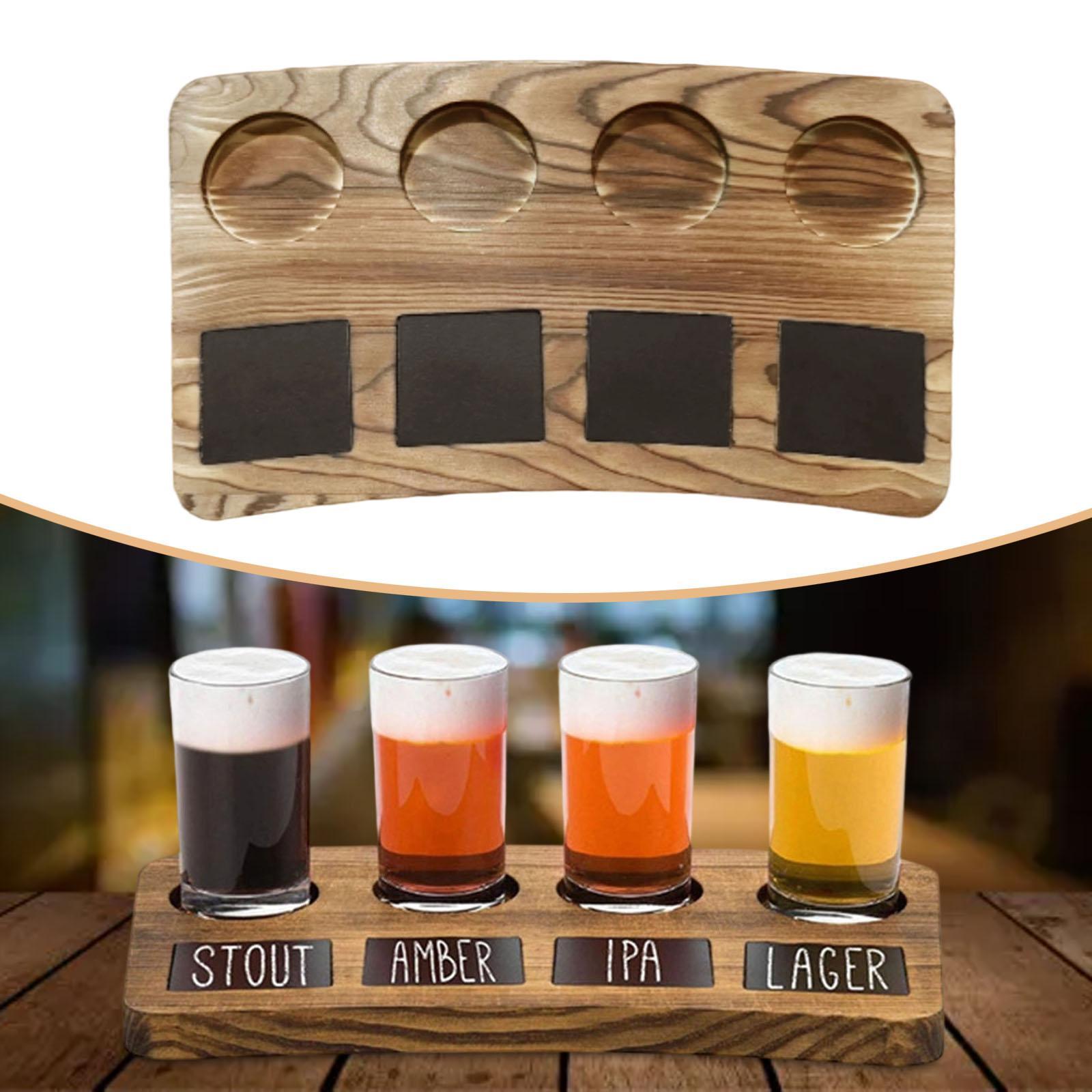 Flight Board Hout voor wijnpro - Wine Beer Tasting recensie en prijs