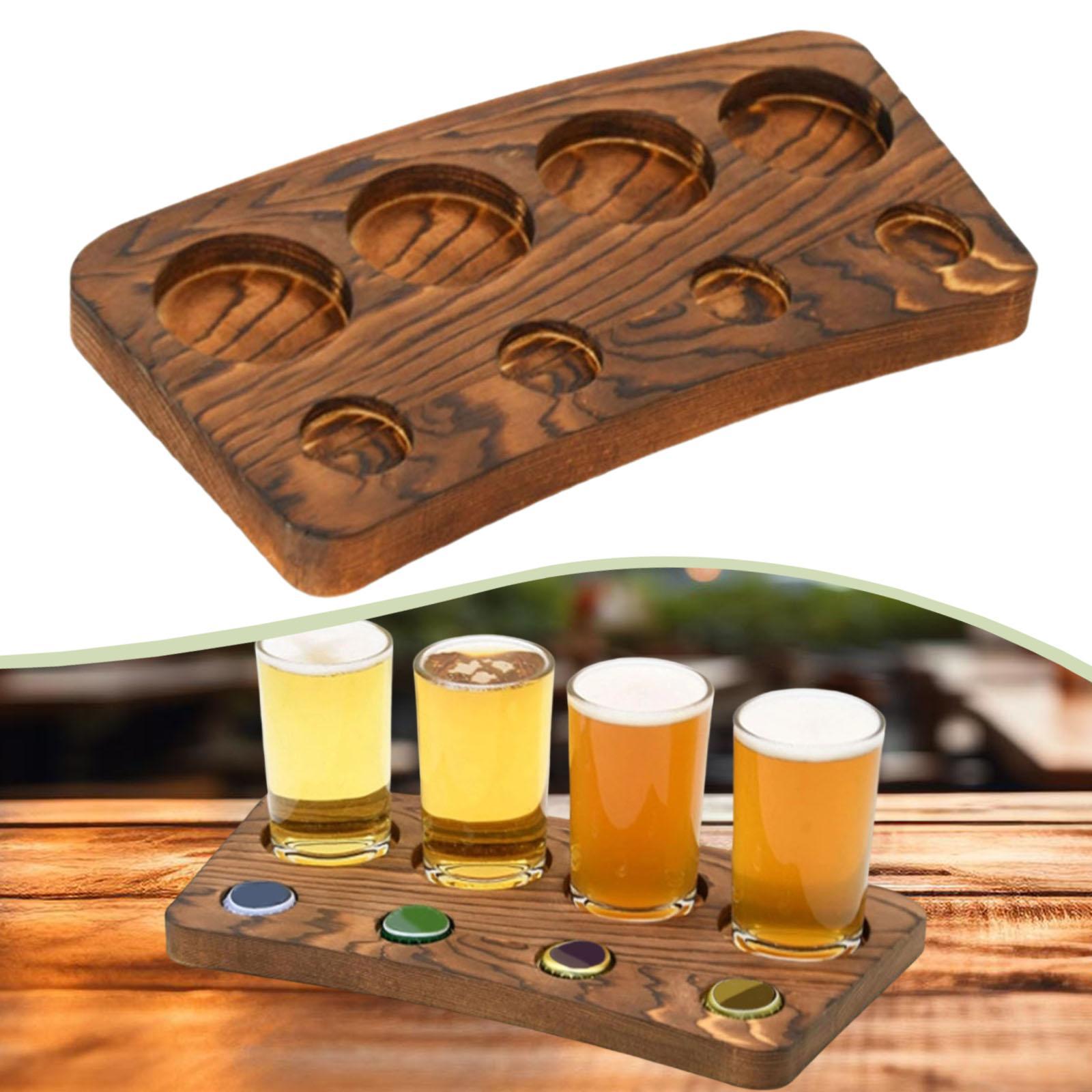 Flight Board Hout voor wijnpro - Wine Beer Tasting recensie en prijs