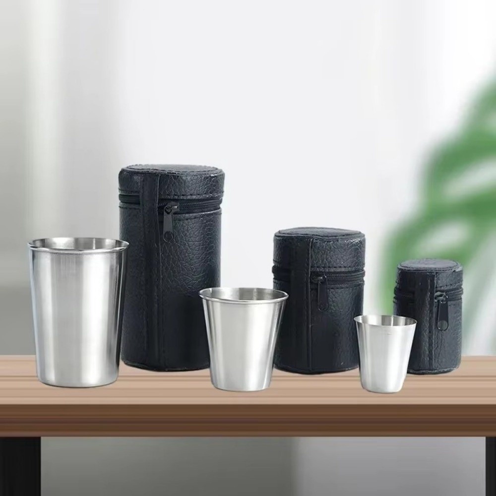 4 Stuks Outdoor Rvs Camping Cu - Whisky Beer And Wine recensie en prijs