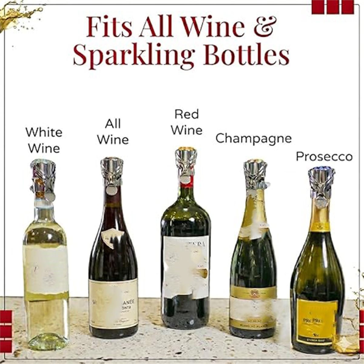 (A02R] 2 stuks wijnstopper en  - Wine & Beer Emporium recensie en prijs