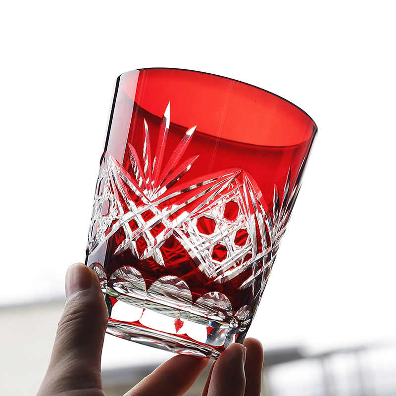 Red Edo Crystal Whisky Glas Ja - Whisky Beer And Wine recensie en prijs
