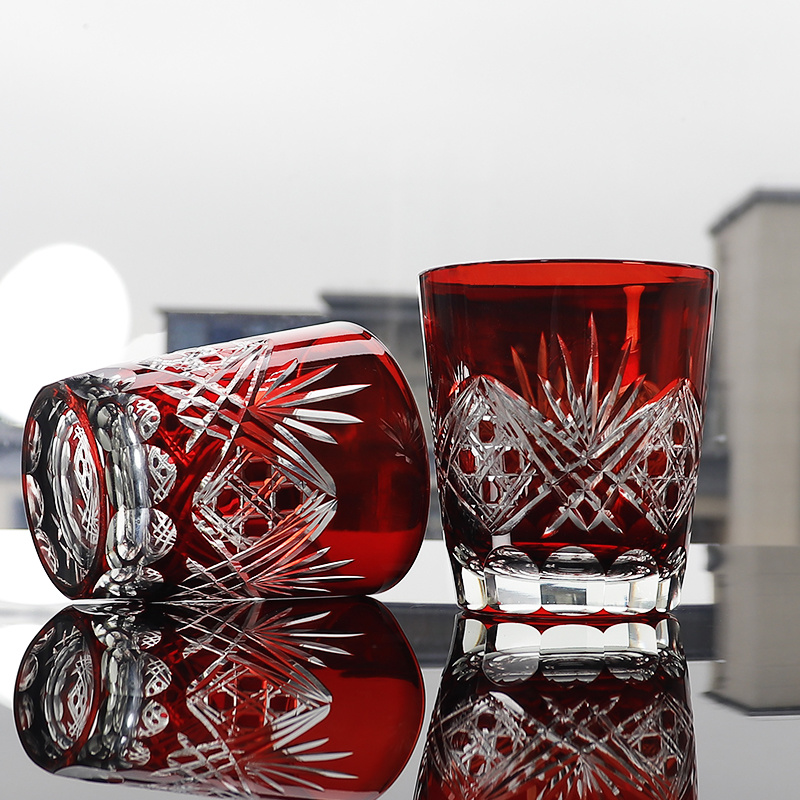 Red Edo Crystal Whisky Glas Ja - Whisky Beer And Wine recensie en prijs
