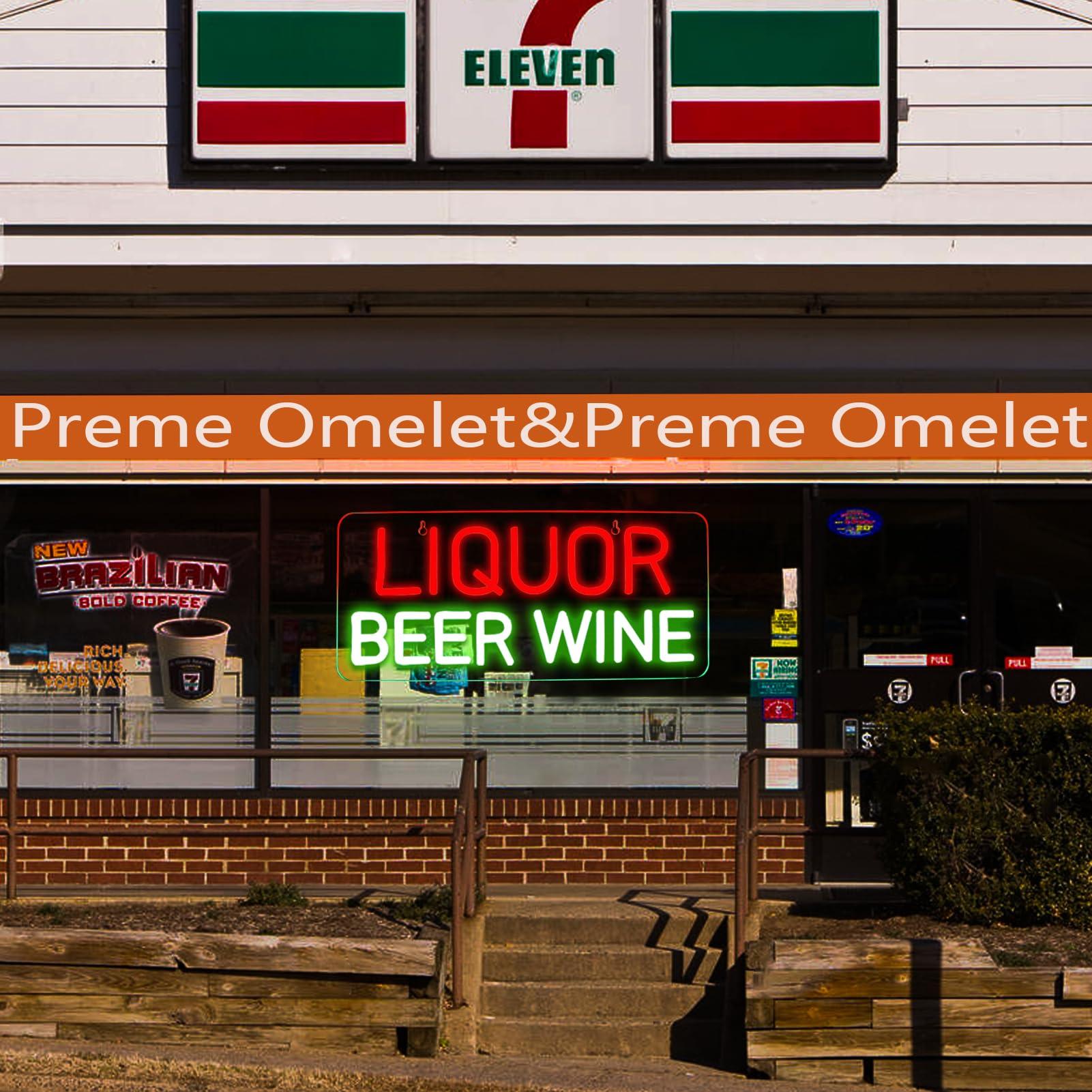 Liquor, bier, wijn neonborden  - Wine Beer Store recensie en prijs
