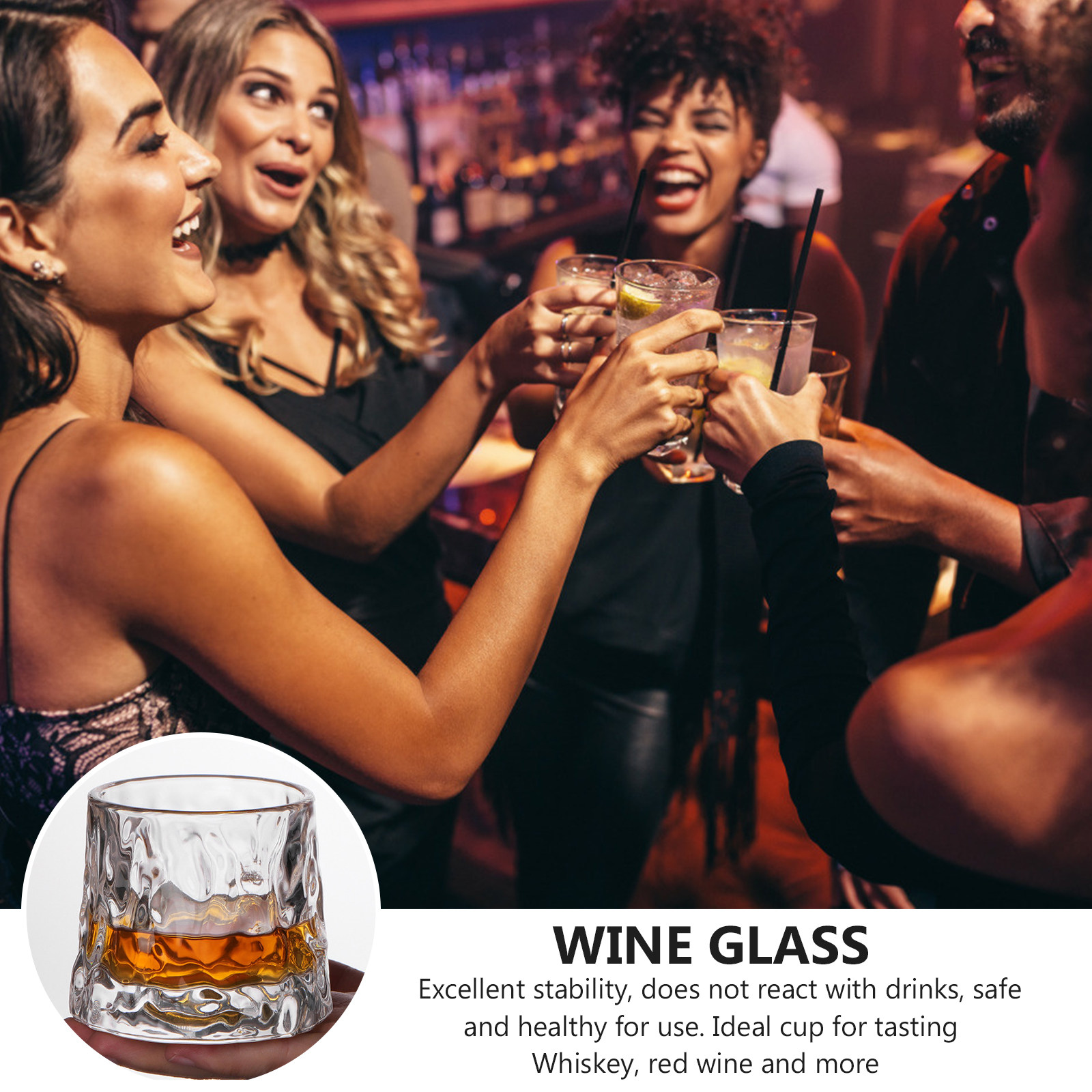 1 Stuks Gehamerde Wijnbeker Pr - Wine Beer Tasting recensie en prijs