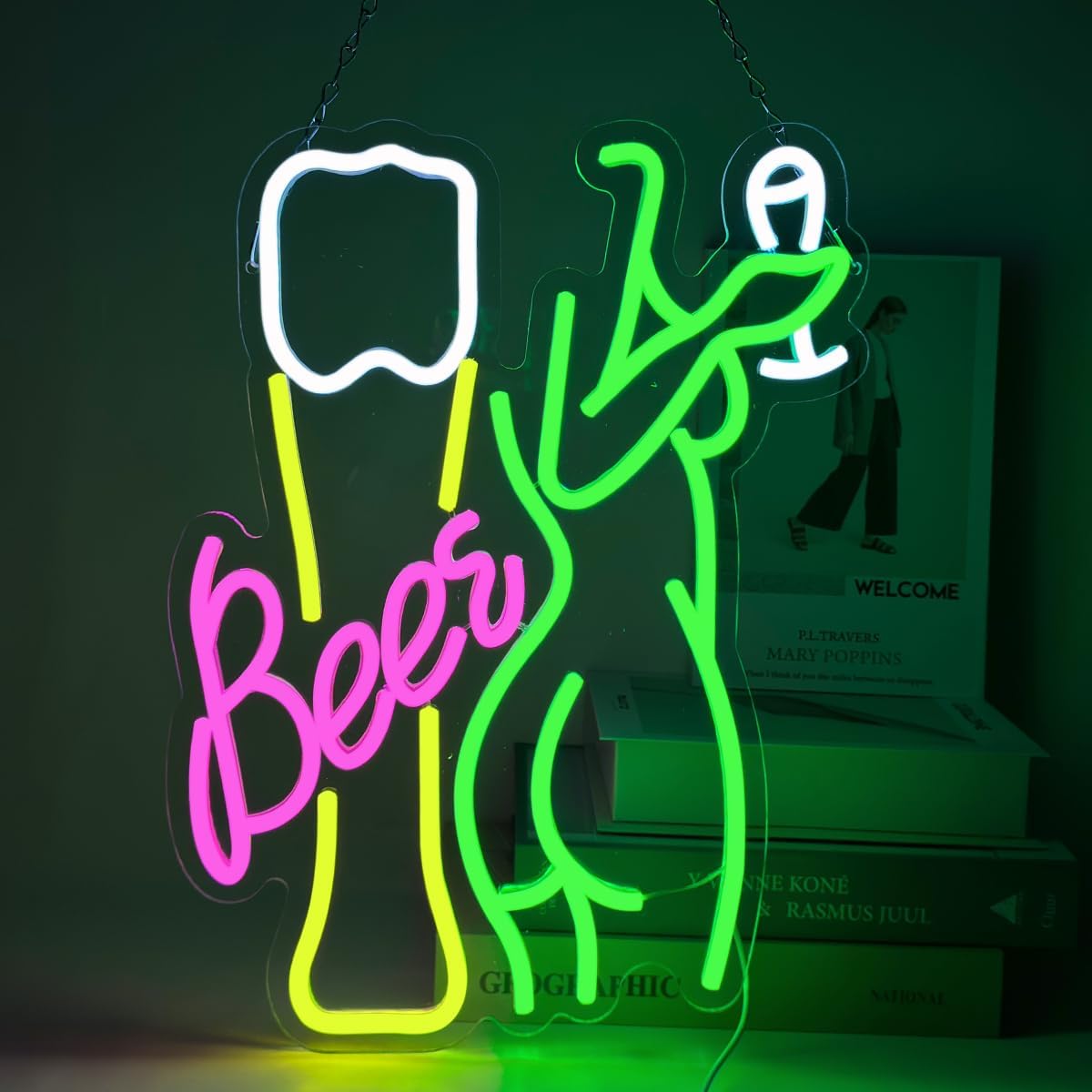 Bier Neon Lichtreclame Vrouwel - Wine Beer Store recensie en prijs