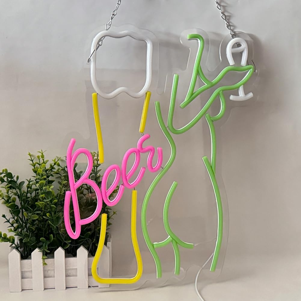 Bier Neon Lichtreclame Vrouwel - Wine Beer Store recensie en prijs